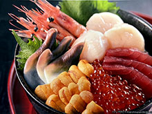 当店１番人気の海鮮丼(M.\3500 L.\5000)