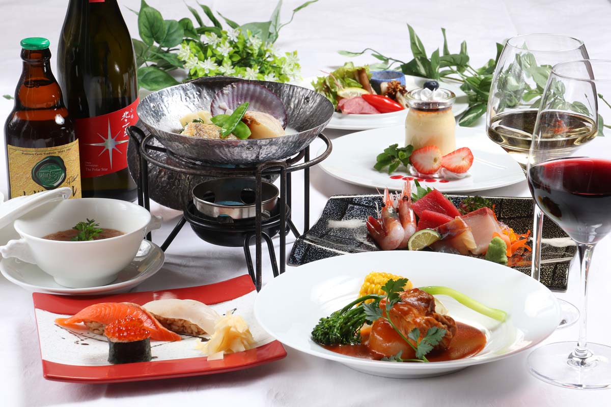 クラッセオリジナルディナー(和洋折衷会席)