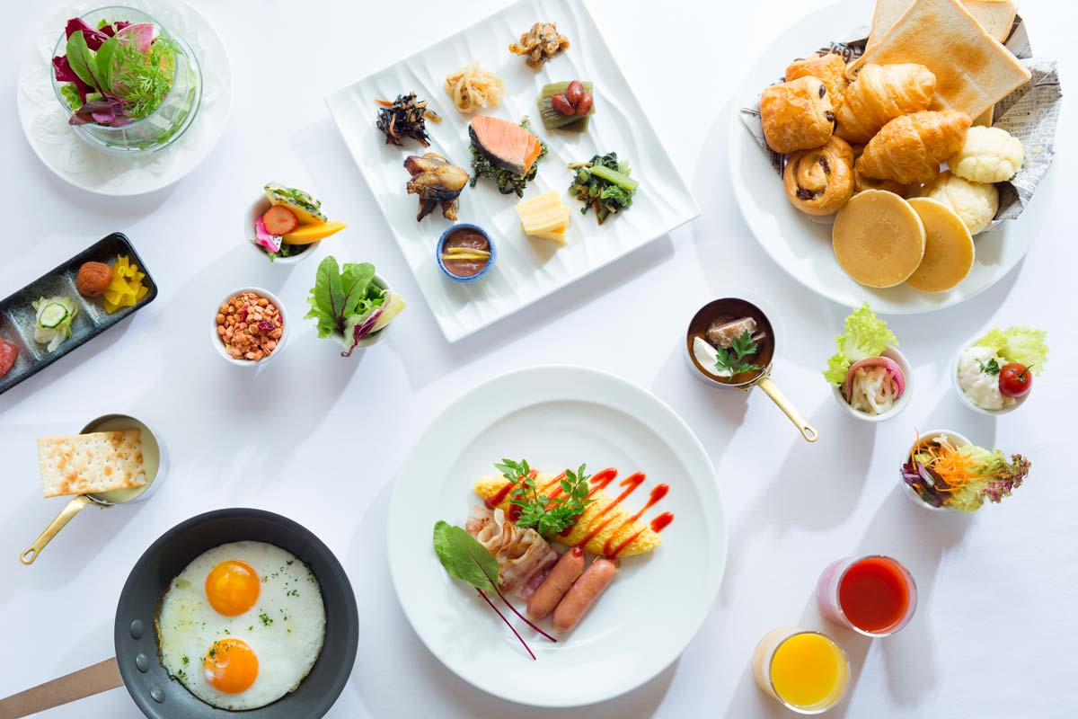 朝食　和洋バイキング