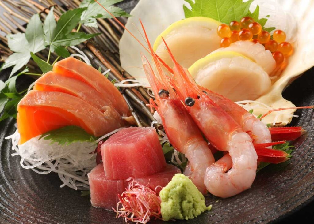 北海道食市場 丸海屋 本日のお刺身5種盛り