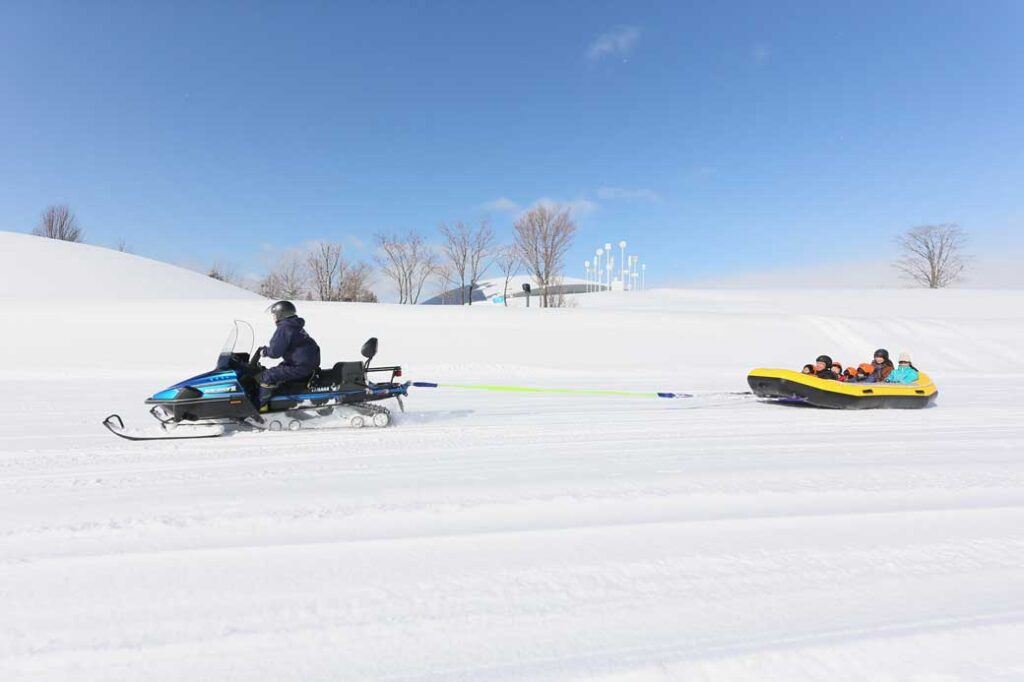 札幌ドーム スノーラフティング