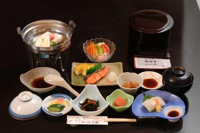 湯の川温泉 一乃松 朝食