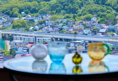 グランドパーク小樽　マウンテンビュールームからの眺め