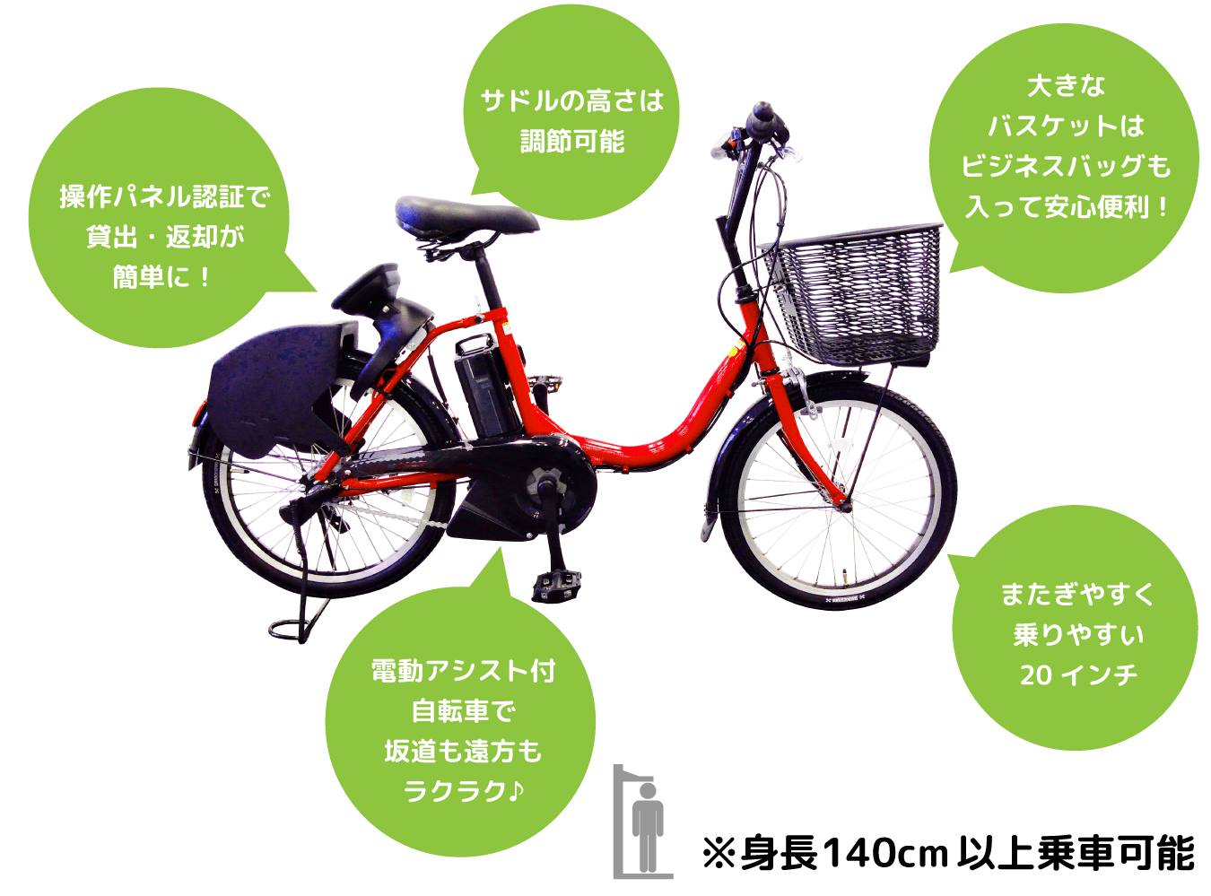 ポロクルの自転車