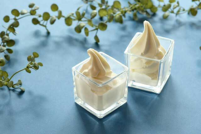 北海道牛乳を使ったソフトクリーム